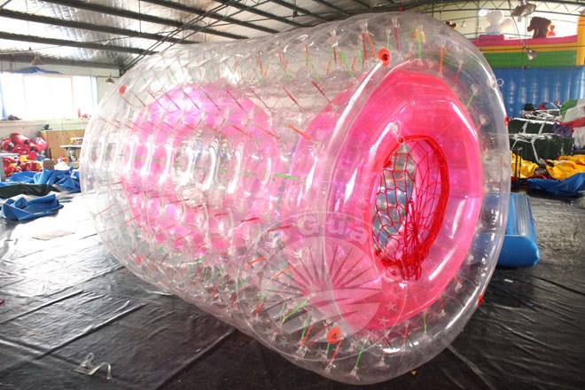 柳州透明充气水上滚筒生产